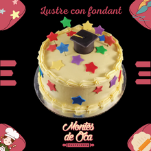 Lustre con detalles de Fondant