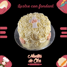 Lustre con detalles de Fondant