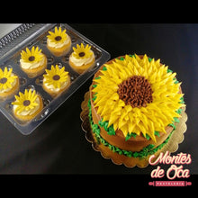 Queque Girasol Buttercream y Moka