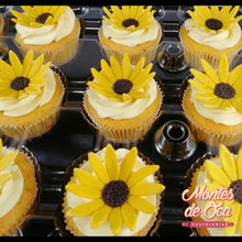 Queque Girasol Buttercream y Moka