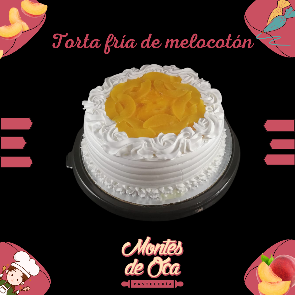 Torta Fría de Melocotón