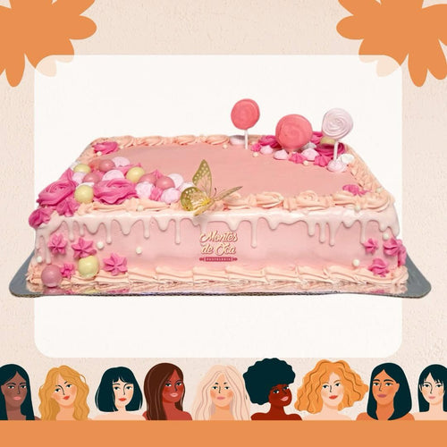 Queque rectangular decoración específica