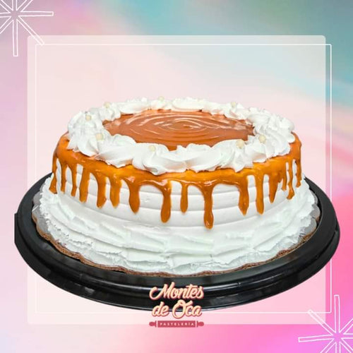 Queque de 12- 18 porciones caramelo